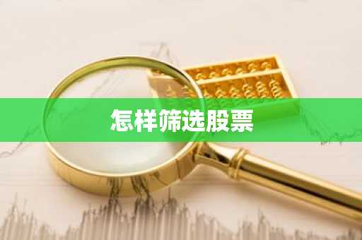 怎样筛选股票
