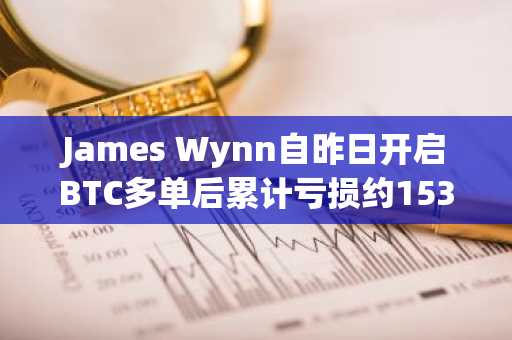 James Wynn自昨日开启BTC多单后累计亏损约1535.7万美元