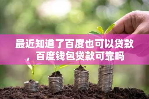 最近知道了百度也可以贷款，百度钱包贷款可靠吗