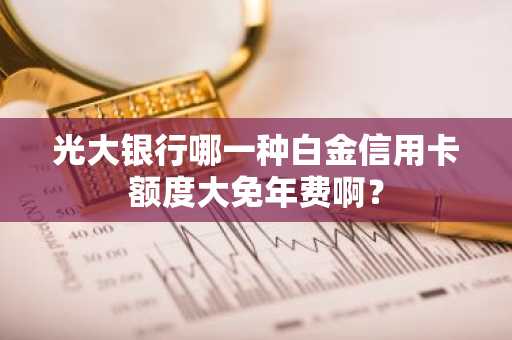 光大银行哪一种白金信用卡额度大免年费啊？