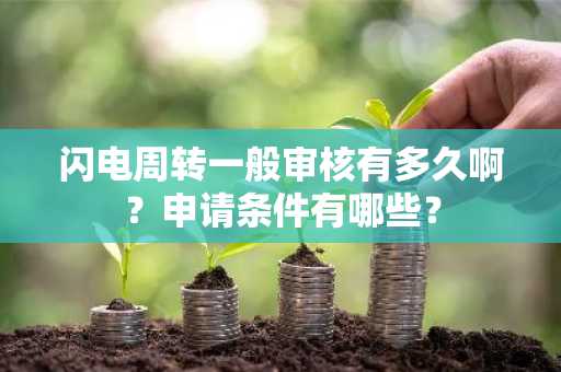 闪电周转一般审核有多久啊？申请条件有哪些？
