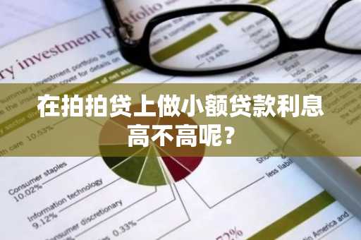 在拍拍贷上做小额贷款利息高不高呢？
