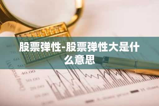 股票弹性-股票弹性大是什么意思