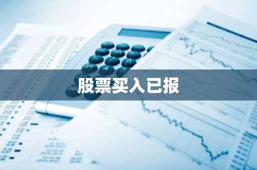 股票买入已报