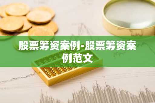 股票筹资案例-股票筹资案例范文
