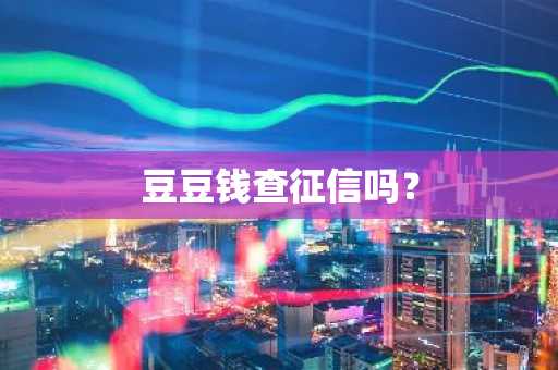 豆豆钱查征信吗？