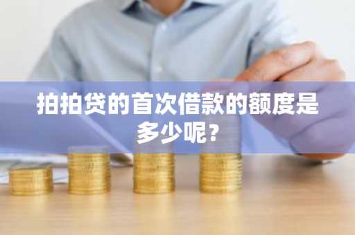 拍拍贷的首次借款的额度是多少呢？