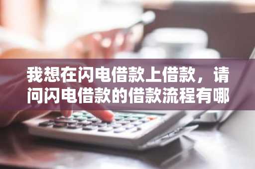 我想在闪电借款上借款，请问闪电借款的借款流程有哪些？