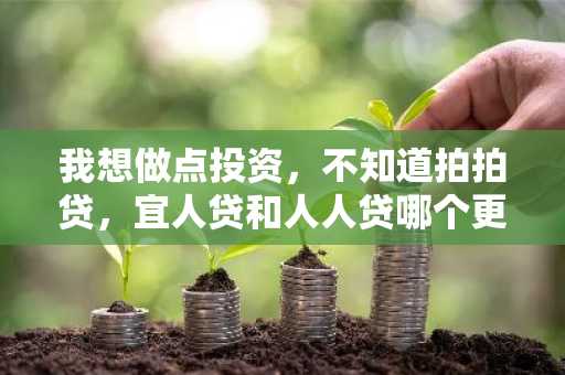 我想做点投资，不知道拍拍贷，宜人贷和人人贷哪个更靠谱一点啊？