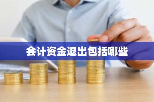 会计资金退出包括哪些