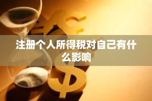 注册个人所得税对自己有什么影响