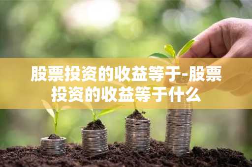 股票投资的收益等于-股票投资的收益等于什么