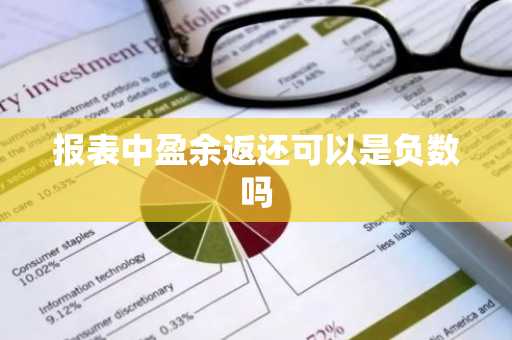 报表中盈余返还可以是负数吗