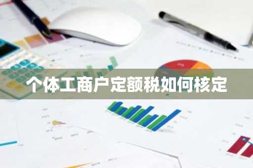 个体工商户定额税如何核定
