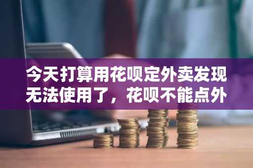 今天打算用花呗定外卖发现无法使用了，花呗不能点外卖怎么办