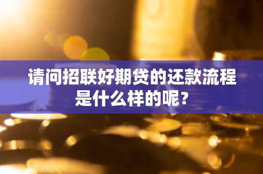 请问招联好期贷的还款流程是什么样的呢？