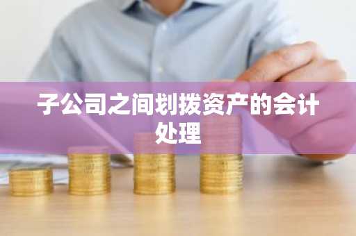 子公司之间划拨资产的会计处理
