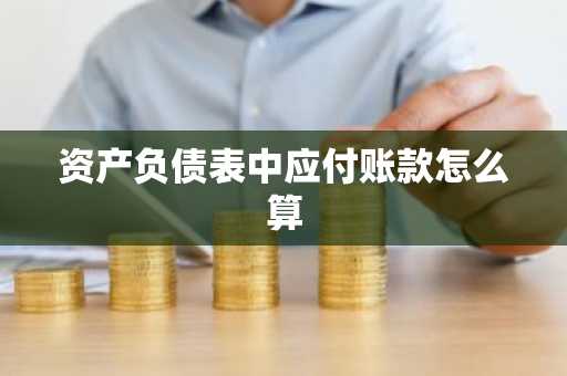 资产负债表中应付账款怎么算