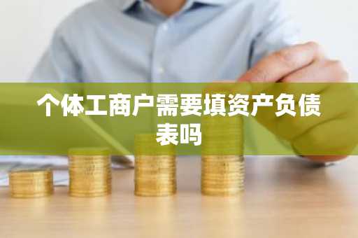个体工商户需要填资产负债表吗