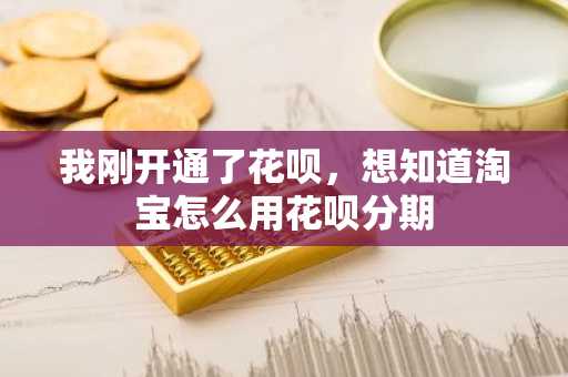 我刚开通了花呗，想知道淘宝怎么用花呗分期
