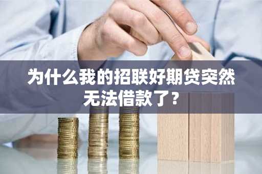 为什么我的招联好期贷突然无法借款了？