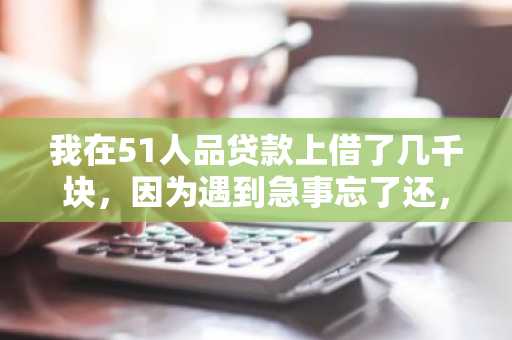 我在51人品贷款上借了几千块，因为遇到急事忘了还，我想知道逾期有什么后果么？