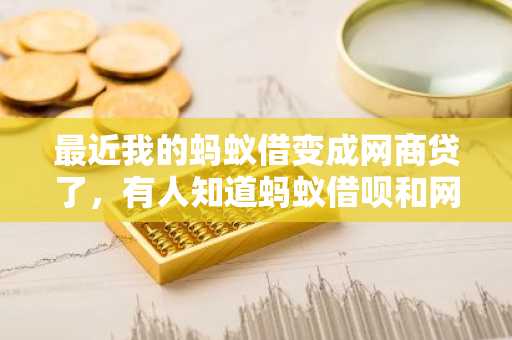 最近我的蚂蚁借变成网商贷了，有人知道蚂蚁借呗和网商贷的区别是什么吗？
