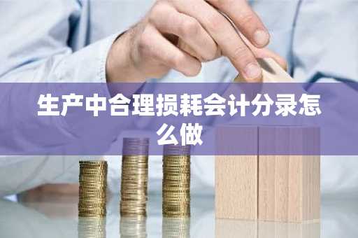 生产中合理损耗会计分录怎么做