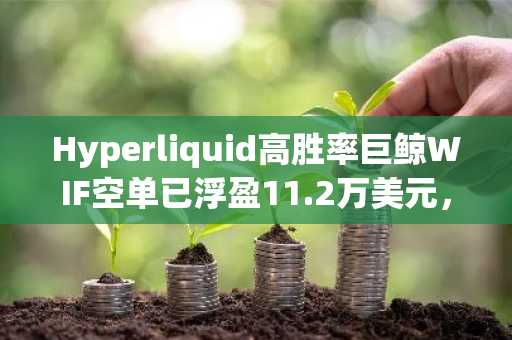 Hyperliquid高胜率巨鲸WIF空单已浮盈11.2万美元，清算价1.165美元