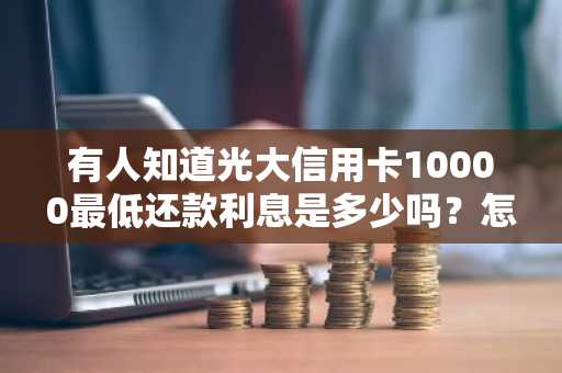 有人知道光大信用卡10000最低还款利息是多少吗？怎么算啊？