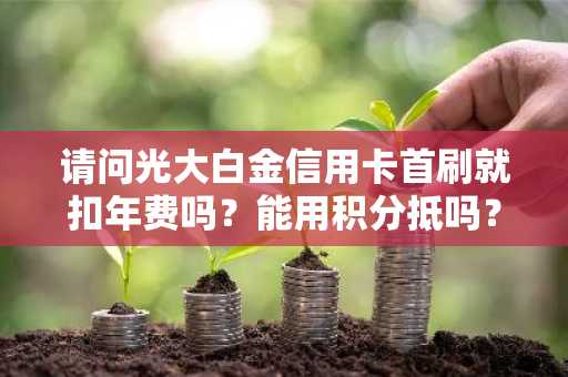 请问光大白金信用卡首刷就扣年费吗？能用积分抵吗？