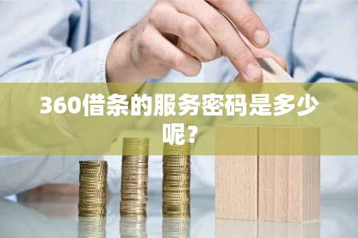 360借条的服务密码是多少呢？