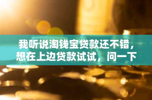 我听说淘钱宝贷款还不错，想在上边贷款试试，问一下大家，淘钱宝贷款流程都有哪些？