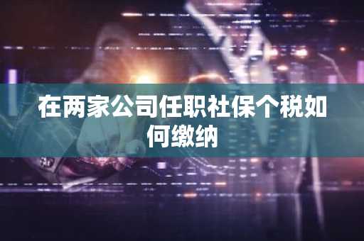 在两家公司任职社保个税如何缴纳