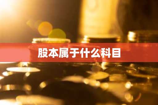 股本属于什么科目