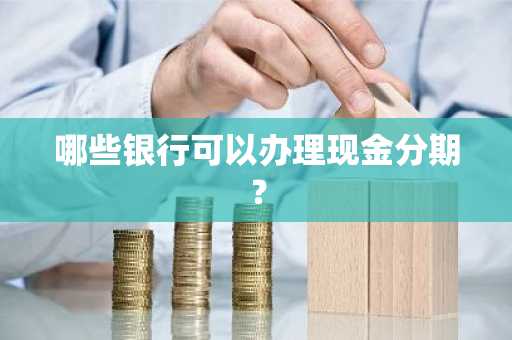 哪些银行可以办理现金分期？