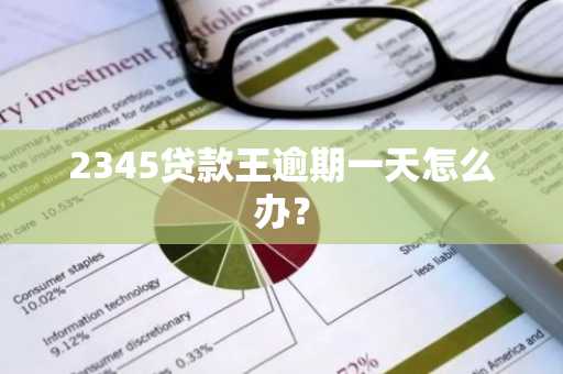 2345贷款王逾期一天怎么办？