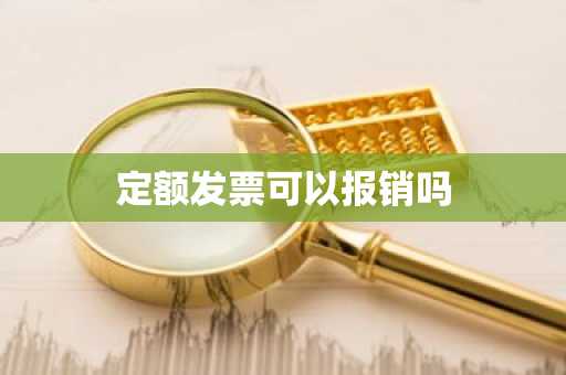 定额发票可以报销吗