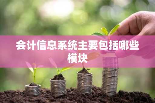 会计信息系统主要包括哪些模块