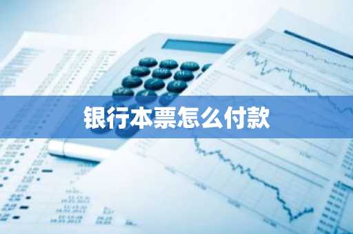 银行本票怎么付款