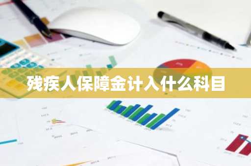残疾人保障金计入什么科目