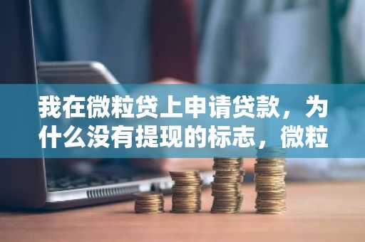 我在微粒贷上申请贷款，为什么没有提现的标志，微粒贷贷款是怎样提现的？