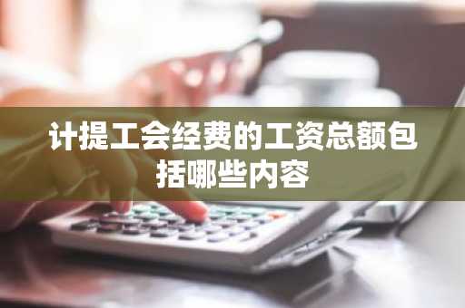 计提工会经费的工资总额包括哪些内容