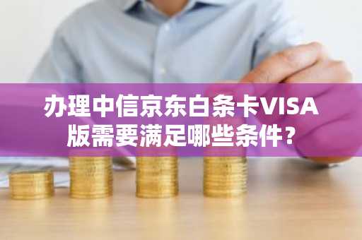 办理中信京东白条卡VISA版需要满足哪些条件？