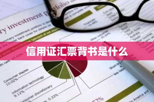 信用证汇票背书是什么