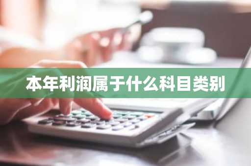 本年利润属于什么科目类别