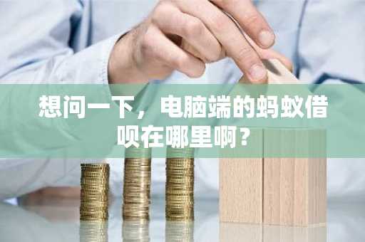 想问一下，电脑端的蚂蚁借呗在哪里啊？