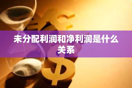 未分配利润和净利润是什么关系