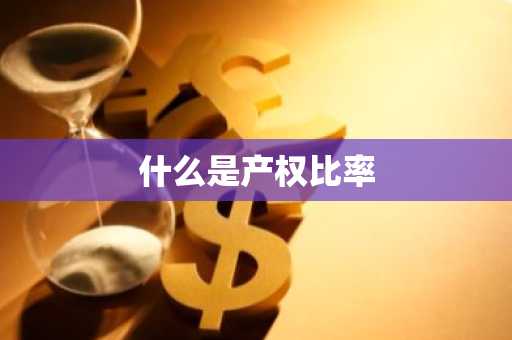 什么是产权比率