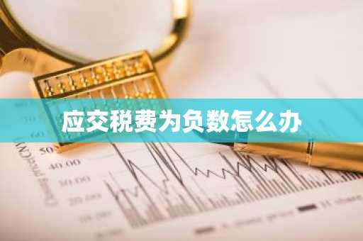 应交税费为负数怎么办